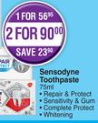 Sensodyne Toothpaste-75ml Each
