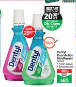 Dentyl Dual Action Mouthwash-500ml Each