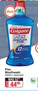 Colgate Plax Mouthwash (Assorted)-500ml