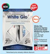 White Glo Diamond Series Advanced Teeth Whitening System-Per Pack