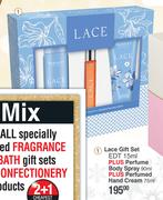 Yardley Lace Gift Set EDT-15ml