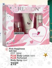Revlon pink cheap happiness gift set