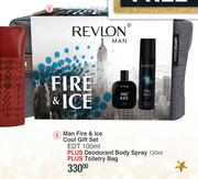 Revlon Man Fire & Ice Cool Gift Set EDT-100ml
