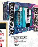 Coty Exclamation Gift Set Sparkle Body Mist-220ml