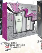 Whisper Gift Set I'm Original EDP-50ml