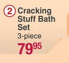Good Stuff Cracking Stuff Bath Set 3 Piece