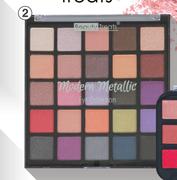 Beauty Treats Modern Metallic Day To Night 15 Colours Palette 291322