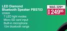Polaroid LED Diamond Bluetooth Speaker PBS703