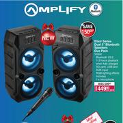 Amplify Elixir Series Dual 3" Bluetooth Speakers Duo Pack-Per Pack