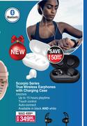 Scorpio Series True Wireless Earphones With Charging Case-Each