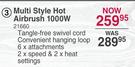 Carmen Multi Style Hot Airbrush 1000W-Each