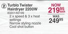 Carmen Turblo Twister Hairdryer 2200W-Each