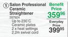 Tresemme Salon Professional Ceramic Straightener 287924