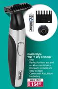 Wahl Quick Style Wet 'n Dry Trimmer