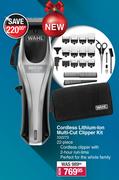 Wahl 22 Piece Cordless Lithium-Ion Multi-Cut Clipper Kit