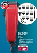 Wahl 15 Piece Easy Cut Hair Cutting Kit