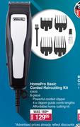 Wahl 8 Piece Home Pro Basic Corded Haircutting Kit
