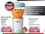 Nutri Bullet Baby Bullet Blender 200W 18 Piece