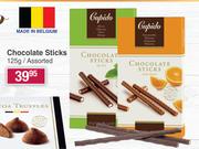 Cupido Chocolate Sticks Assorted-125g