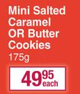 Royal Dansk Mini Salted Caramel Or Butter Cookies-175g Each