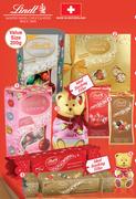 Lindt Lindor Milk Or Assorted Chocolate Cracker-87.5g Each