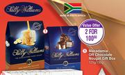 Sally Williams Macadamia Or Chocolate Nougat Gift Box-For 2 x 125g/ 150g