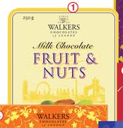 Walkers Chocolates Milk Chocolate Fruit & Nuts-250g