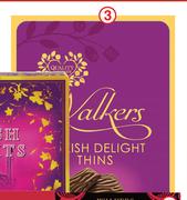 Walkers Chocolates Turkish Delight Thins-270g 