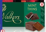 Walkers Chocolates After Dark Mint Thins-135g  