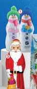 Riegelein Chocolate Snowman With Knitted Beanie-125g Each