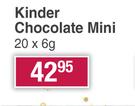 Kinder Chocolate Mini-20 x 6g 
