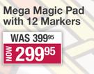 Mega Magic Pad With 12 Markers