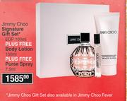 Jimmy Choo Signature Gift Set EDP 100ml Plus Free Body Lotion 100ml Plus Free Purse Spray 7.5ml