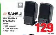 Sansui Multimedia Speakers-Per Pair