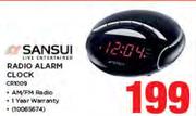 Sansui Radio Alarm Clock CR1009