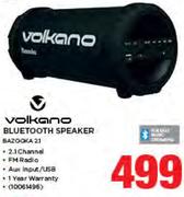 Volkano Bluetooth Speaker BAZOOKA2.1