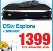DStv Explora Excludes Installation