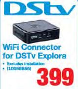 DStv WiFi Connector For DSTv Explora Excluding Installation