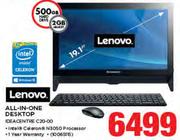 Lenovo All-In-One Desktop Ideacentre C20-00