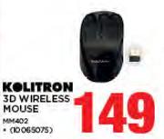 Kolitron 3D Wireless Mouse MM402