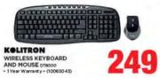 Kolitron Wireless Keyboard And Mouse DT8000