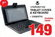Volkano 7" Tablet Cover & Keyboard