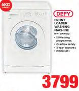 Defy 6Kg Front Loader Washing Machine WHT DAW373