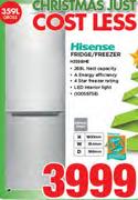 Hisense 359Ltr Fridge/Freezer H359BME