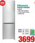 Hisense 299Ltr Fridge/Freezer H299BME
