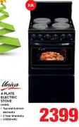 Univa 4 Plate Electric Stove U405B