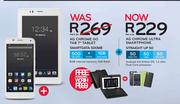AG Chrome Go Tab 7" Tablet-On Smartdata 500MB + AG Chrome Ultra Smartphone-On Straight Up 50