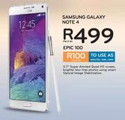 Samsung Galaxy Note 4-On Epic 100