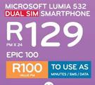 Microsoft Lumia 532 Dual Sim Smartphone-On Epic 100