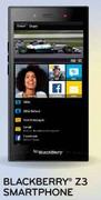 Blackberry Z3 Smartphone-On Straight Up 50 Top Up